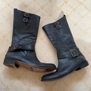 Buckler Men’s Black Leather Boots